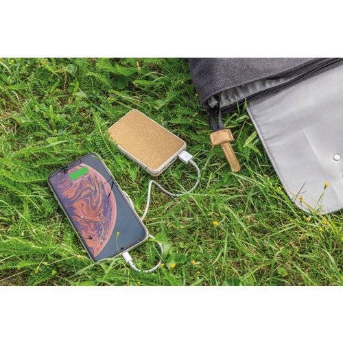 Kurk en tarwestro 5000 mAh zakformaat powerbank P322.229