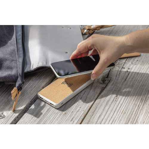 Kurk en tarwestro 8000 mAh 5W draadloze powerbank P322.219