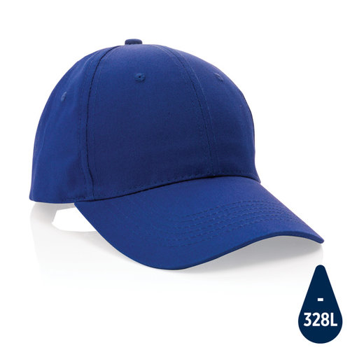 Impact 6 panel 190gr gerecycled katoenen cap met AWARE™ trac P453.329
