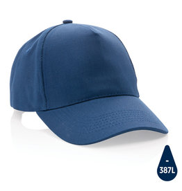 Impact 5 panel 280gr recycled katoenen cap met AWARE™ tracer P453.316
