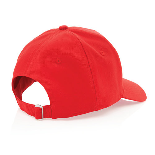 DeBle Impact 5 panel gerecyclede katoenen cap met logo P453.31