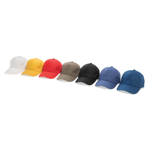 Impact 5 panel 280gr recycled katoenen cap met AWARE™ tracer P453.316 Impact 5 panel 280gr recycled katoenen cap met AWARE™ tracer P453.316