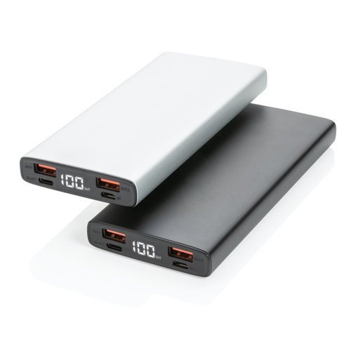 DeBle aluminium 10.000 mAh 18W Power Delivery powerbank bedrukken met logo