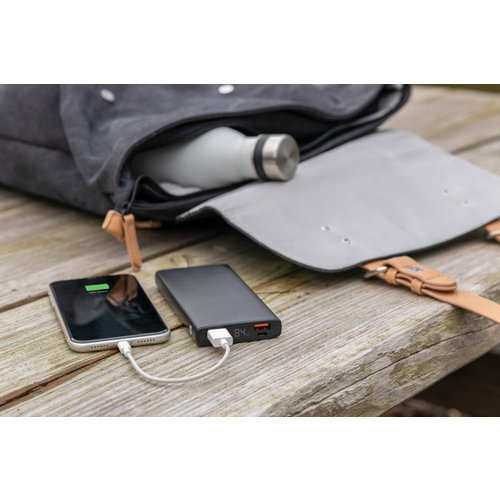 DeBle aluminium 10.000 mAh 18W Power Delivery powerbank bedrukken met logo