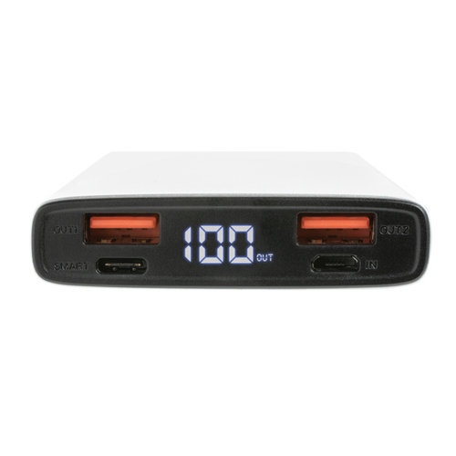 DeBle aluminium 10.000 mAh 18W Power Delivery powerbank bedrukken met logo