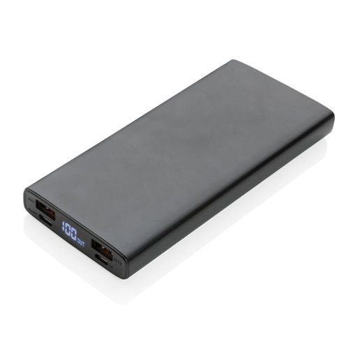 DeBle aluminium 10.000 mAh 18W Power Delivery powerbank bedrukken met logo