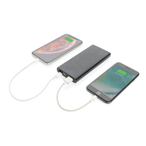 DeBle aluminium 10.000 mAh 18W Power Delivery powerbank bedrukken met logo
