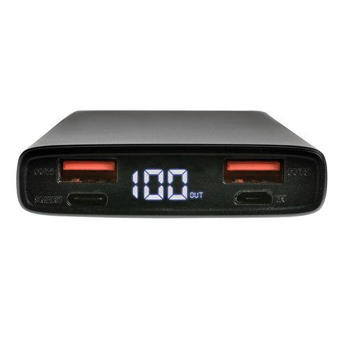 DeBle aluminium 10.000 mAh 18W Power Delivery powerbank bedrukken met logo