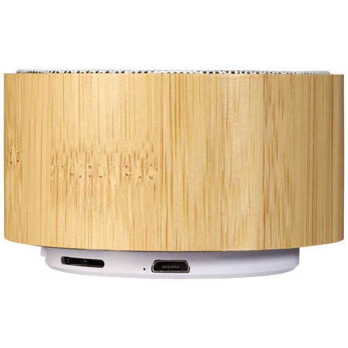 Cosmos bamboe Bluetooth speaker met logo bedrukken DeBle