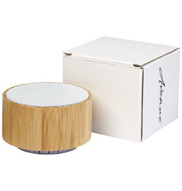 Cosmos bamboe Bluetooth speaker met logo bedrukken DeBle