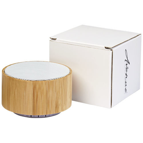 Cosmos bamboe Bluetooth speaker met logo bedrukken DeBle
