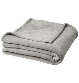 Bay extra zachte fleece deken van 100% polar fleece in luxe geschenkhoes met bedrijfslogo