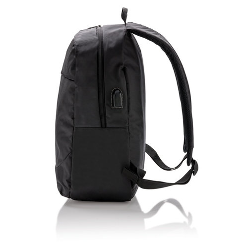 Power USB 15 inch laptoprugzak bedrukt met bedrijfslogo