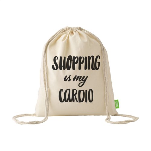 Organic Cotton Promo rugzak bedrukken met logo