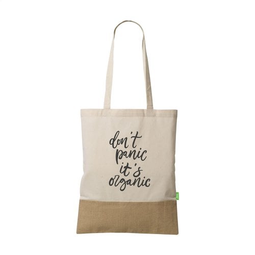 Combi Organic Shopper bedrukken met logo