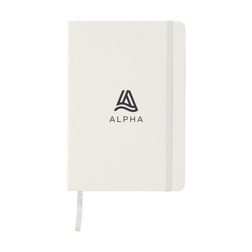 BudgetNote A5 Blanc ongelinieerd notitieboek 261245 bedrukt met logo