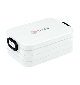 Mepal Lunchbox Take a Break midi 900 ml – ABS lunchbox met uitneembare verdeler, personaliseerbaar als relatiegeschenk