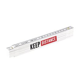 Metric duimstok 2 meter bedrukken met logo DeBle