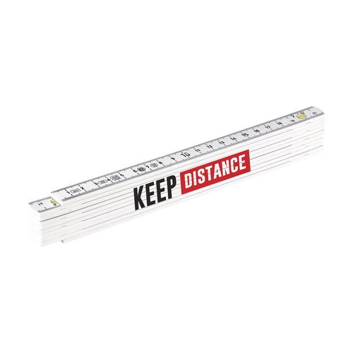 Metric duimstok 2 meter bedrukken met logo DeBle
