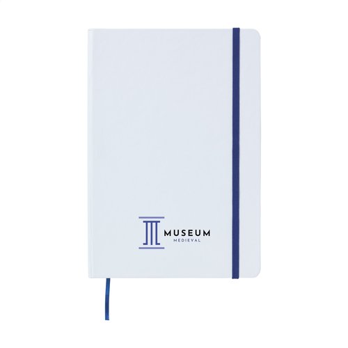 WhiteNote A5 notitieboek 4478 met hardcover, elastische sluiting, 80 gelinieerde pagina’s en leeslint