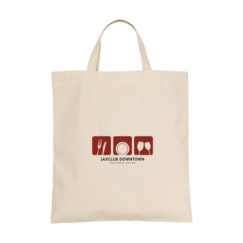 DéBlé ShoppyBag (180 g/m²) korte hengsels winkeltas bedrukken met logo