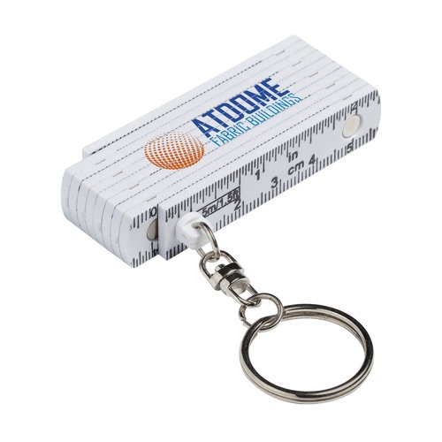 MiniMetric duimstok sleutelhanger 0,5 meter bedrukken met logo DeBle