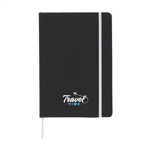 BlackNote A5 gelinieerd notitieboek 265618 bedrukt met logo