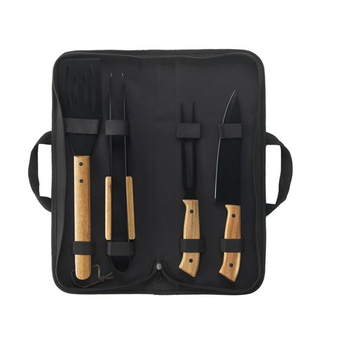 Barbecue relatiegeschenken bedrukken Asado BBQ-Set barbecueset 6317
