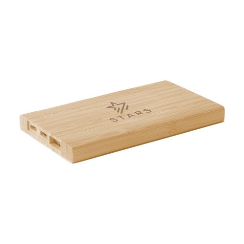 DéBlé Bamboo 4000 Powerbank – Externe oplader bedrukken met logo