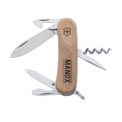 DeBle Victorinox Evowood 10 zakmes 874544 met logo graveren
