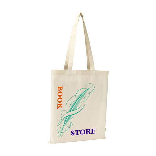 Boodschappentassen bedrukken Organic Cotton Shopper 140 g/m² tas – GOTS-gecertificeerd