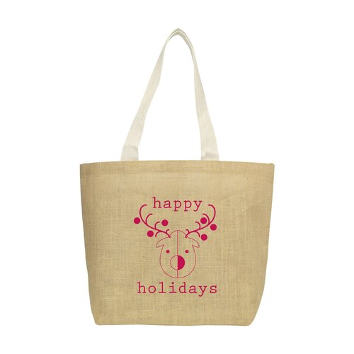 Elegance Bag jute shopper bedrukken met logo DeBle
