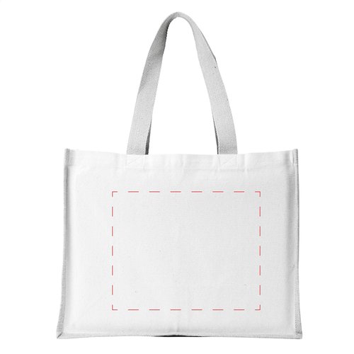 Boodschappentassen bedrukken Jute Canvas Shopper tas – 320 g/m²
