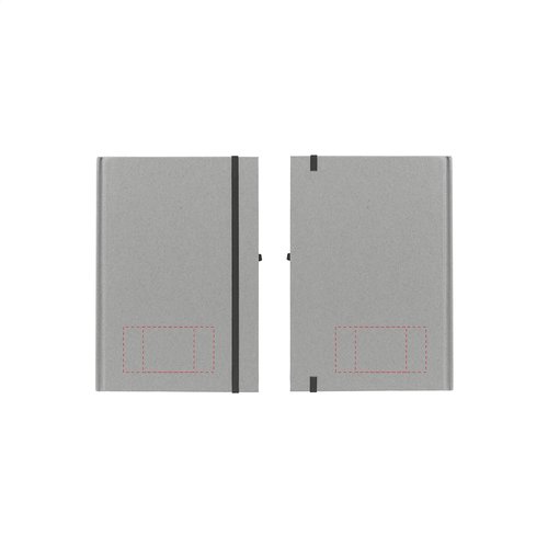 A5 notitieboek gerecycled karton 260756 bedrukt met logo