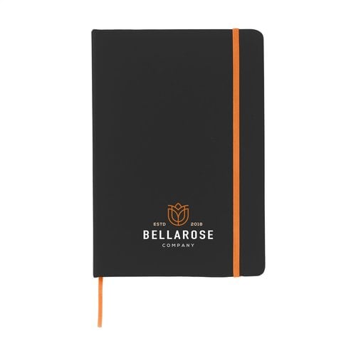 BlackNote A5 gelinieerd notitieboek 265618 bedrukt met logo