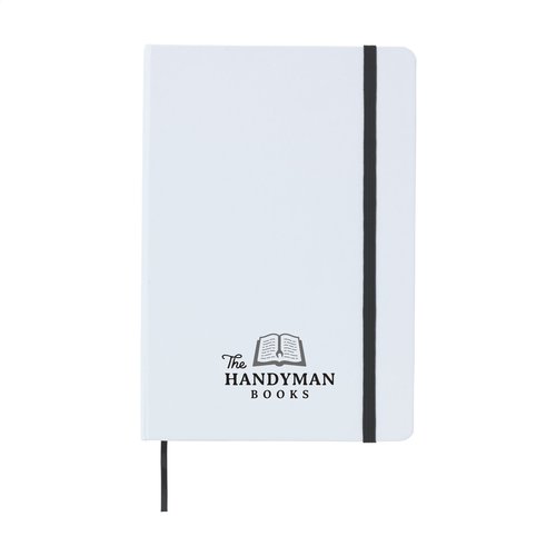 WhiteNote A5 notitieboek 4478 met hardcover, elastische sluiting, 80 gelinieerde pagina’s en leeslint