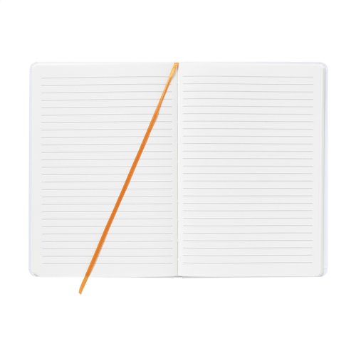WhiteNote A5 notitieboek 4478 met hardcover, elastische sluiting, 80 gelinieerde pagina’s en leeslint