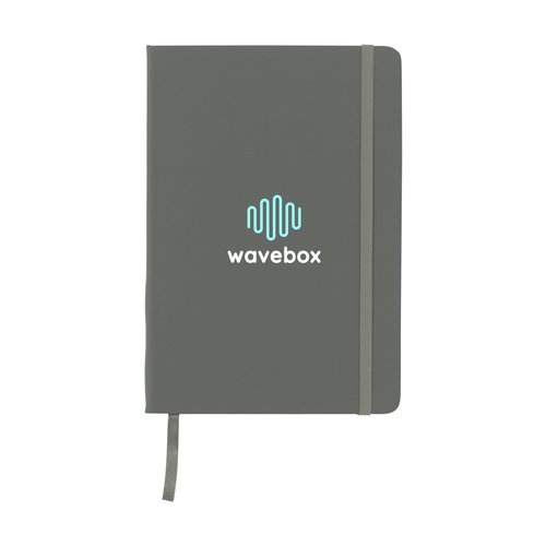 BudgetNote A5 Blanc notitieboekje 1245 met harde PU-cover, elastisch sluitbandje en ca. 80 ongelinieerde pagina’s