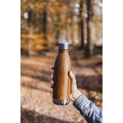 Waterfles Topflask Wood 500 ml