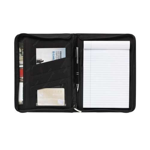 DeBle TucsonChief A5 schrijfmap van leer bedrukken met logo