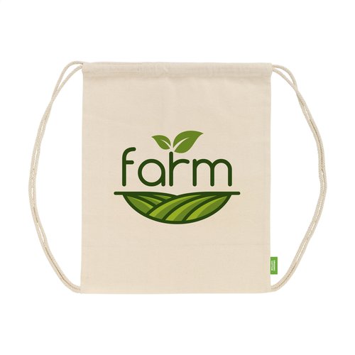 Organic Cotton Promo rugzak bedrukken met logo