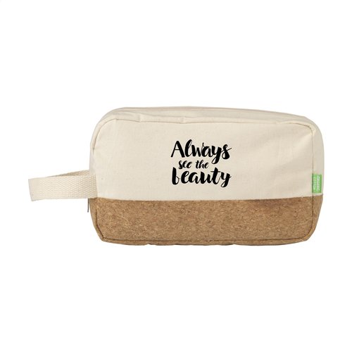 ECO Cork Cosmetic Bag toilettas bedrukken met logo DeBle