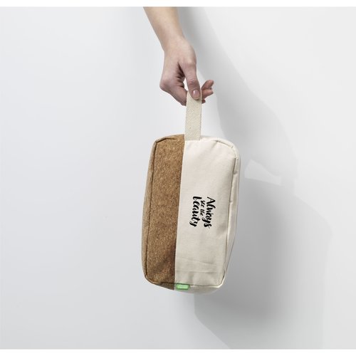 ECO Cork Cosmetic Bag toilettas bedrukken met logo DeBle