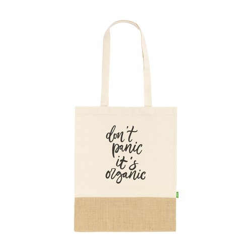 Combi Organic Shopper bedrukken met logo