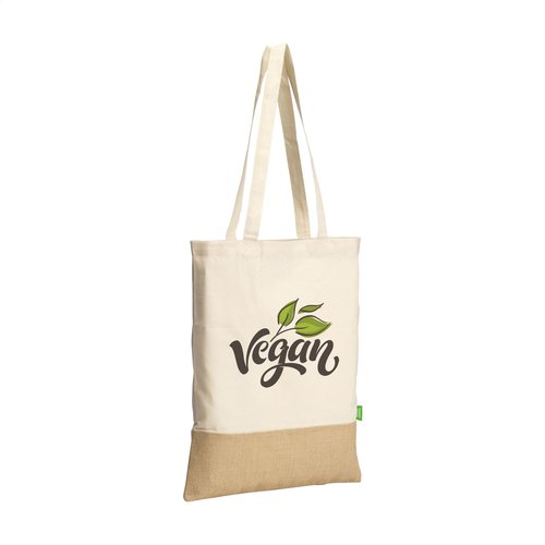 Combi Organic Shopper bedrukken met logo
