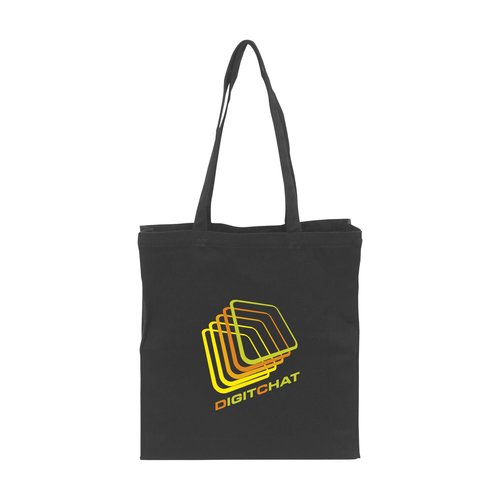 Black Canvas shopper bedrukken met logo