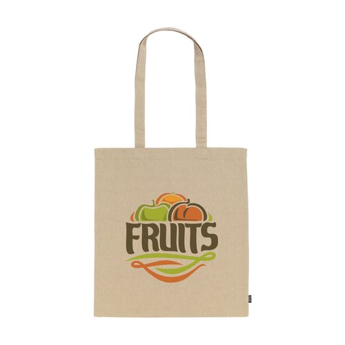 Recycled Cotton Shopper (180 g/m²) tas 2254 bedrukken met logo