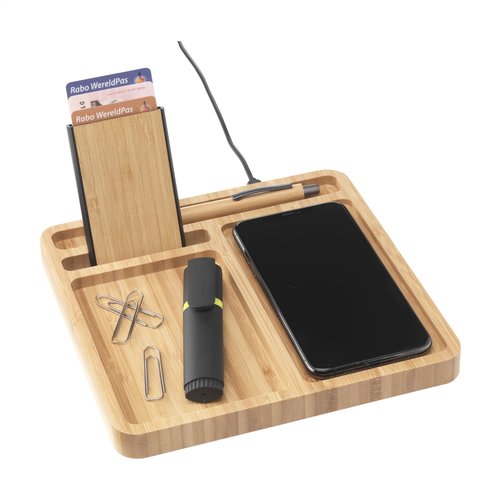 Bamboo Docking Station organizer en oplader 6428