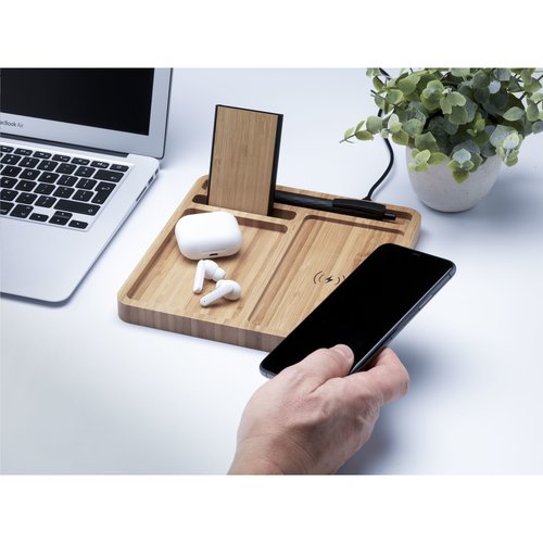 Bamboo Docking Station organizer en oplader 6428