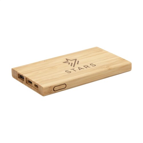 DéBlé Bamboo 4000 Powerbank – Externe oplader bedrukken met logo
